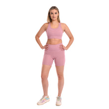 Women Shorts High-Rise Dusty Pink Short