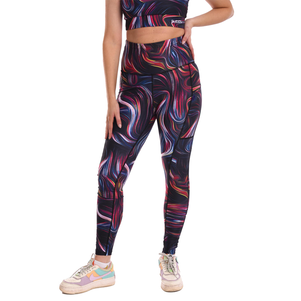 Swirl High Waisted Funky Gym Leggings