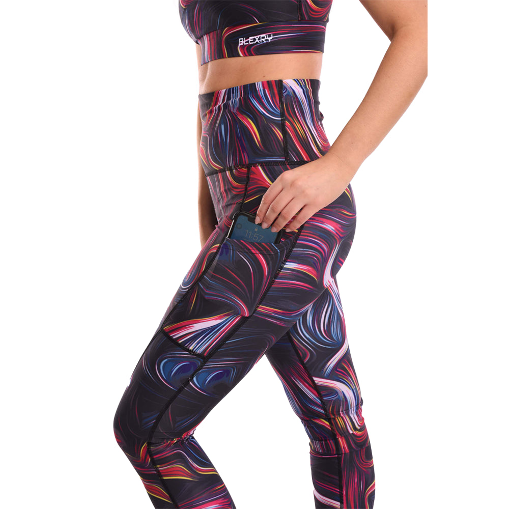 Swirl High Waisted Funky Gym Leggings