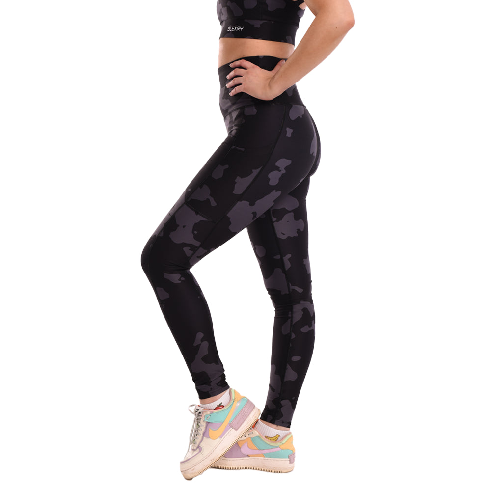 Camo High Waisted Funky Gym Leggings