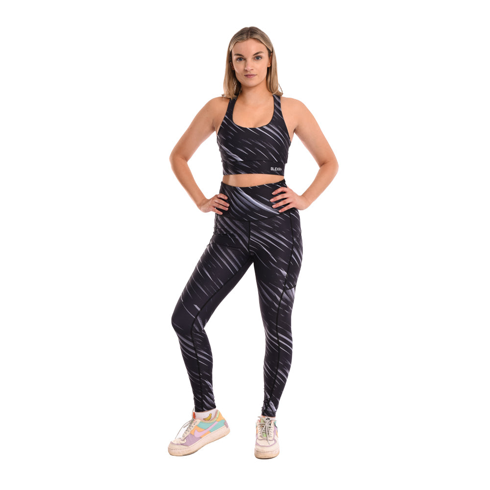 Modern Black High Waisted Leggings – Blexry – blexry